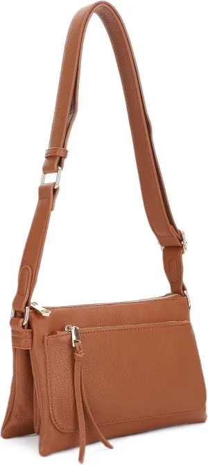 Multicompartment Functional Women Travel Crossbody with Comfortable Shoulder Strap