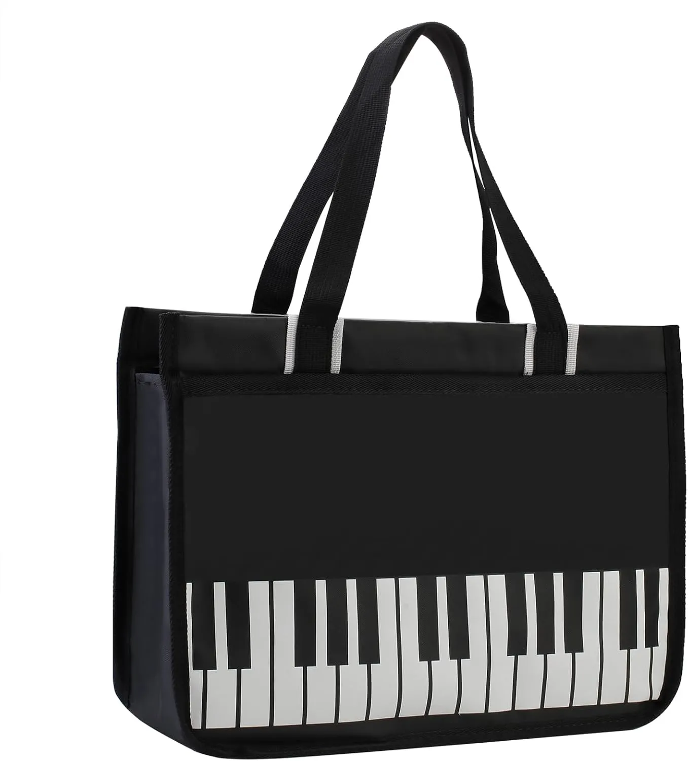 Music Tote Bag Handbag,piano bag,Nylon Cloth Waterproof Women's Shopping Bag,Travel bag with high note zipper,