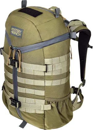 Mystery Ranch 2 Day Backpack - 3-Zip, Weatherproof Design Perfect for Travel, Hiking & Everyday Carry - 27L, Ponderosa, S/M