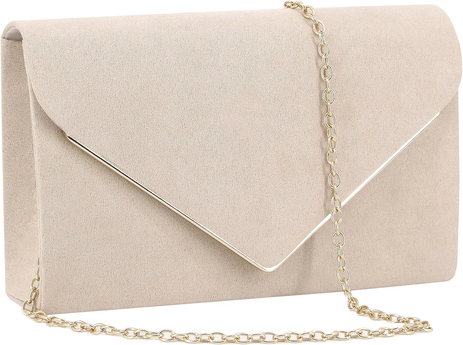Naimo Flap Dazzling Small Clutch Bag Evening Bag With Detachable Chain