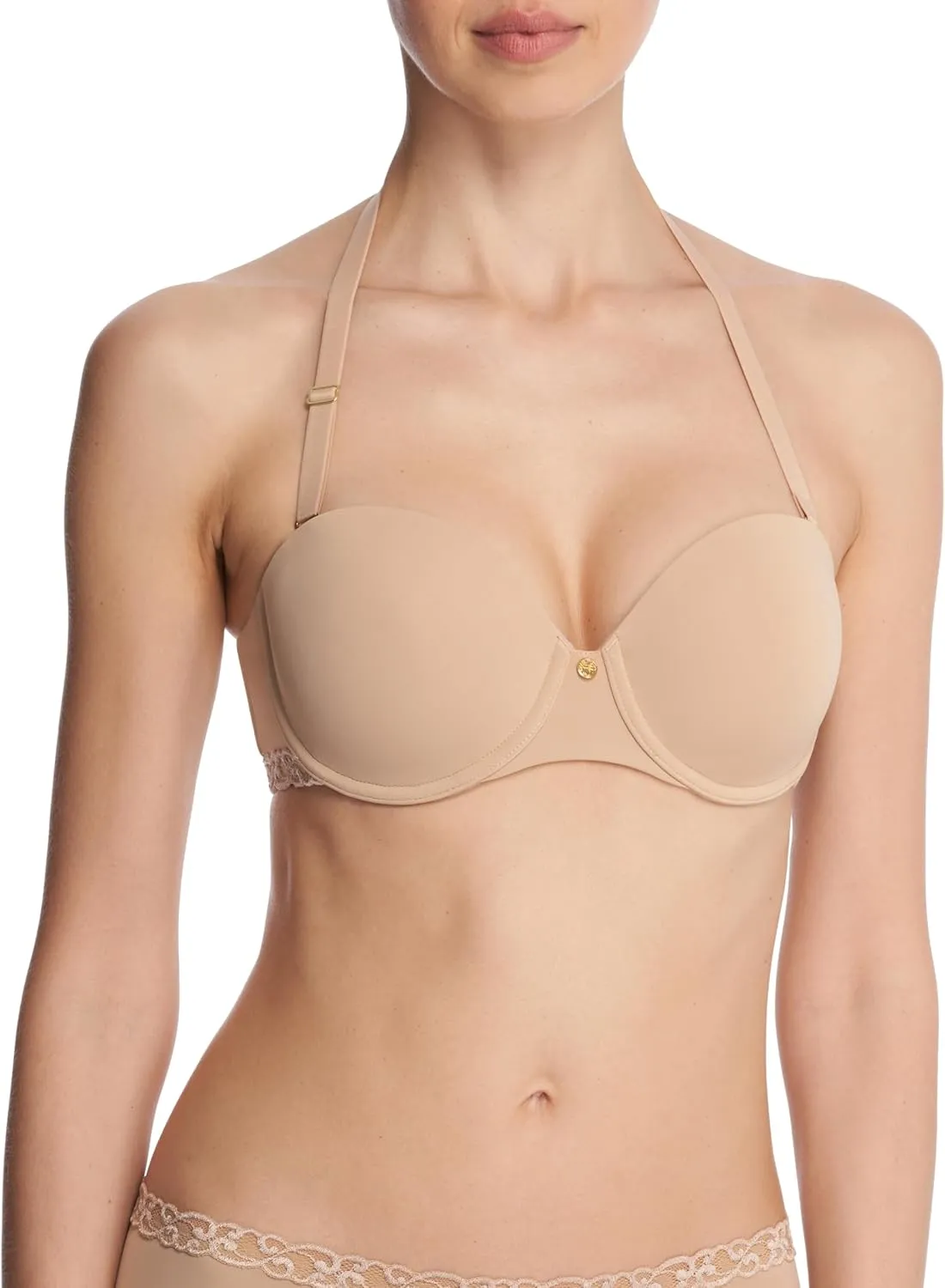 Natori Women's Pure Luxe Strapless Contour Underwire