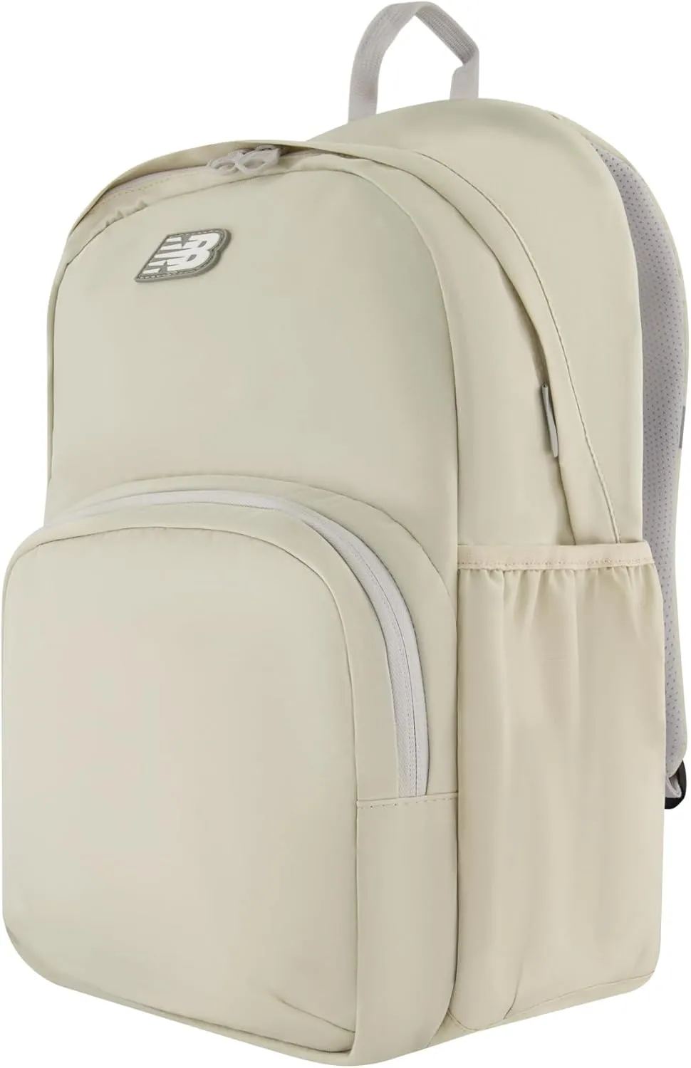 New Balance Heritage Laptop Backpack, Casual Commuter Travel Bag for Men and Women, Taupe, 18 Inches