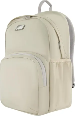 New Balance Heritage Laptop Backpack, Casual Commuter Travel Bag for Men and Women, Taupe, 18 Inches
