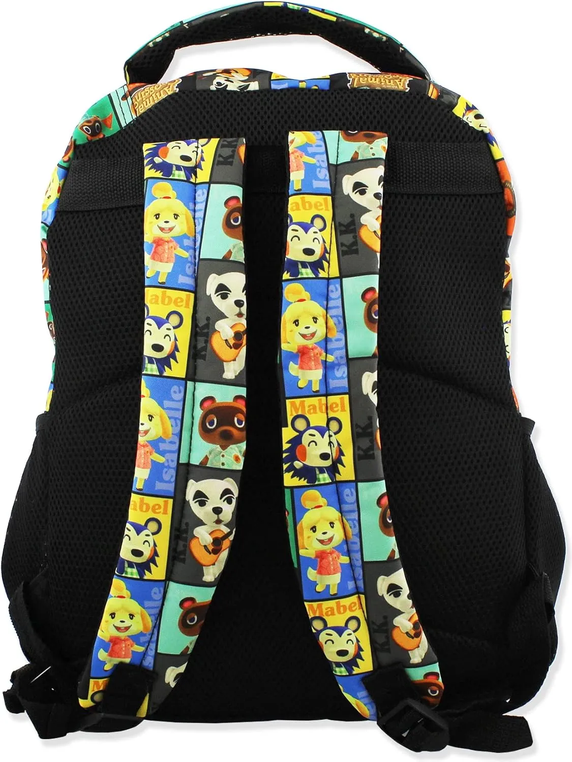 Nintendo Animal Crossing Kids 16 Inch School Backpack (One Size, Black)