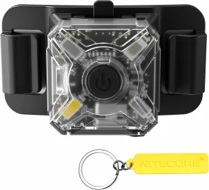 Nitecore NU06 LE (NU06LE) 4-Color Tactical Identification Signal and Safety Light USB-C Rechargeable Headlamp with Attachments for ARC Rail/Magnetic/MOLLE/Hook-and-Loop Tag