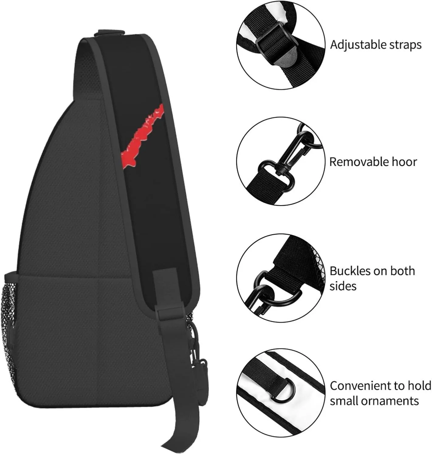 Norway Shoulder Bag Norway Flag Sling Backpack Daypack Casual Bag Norwegian Backpack Bag for Outdoor