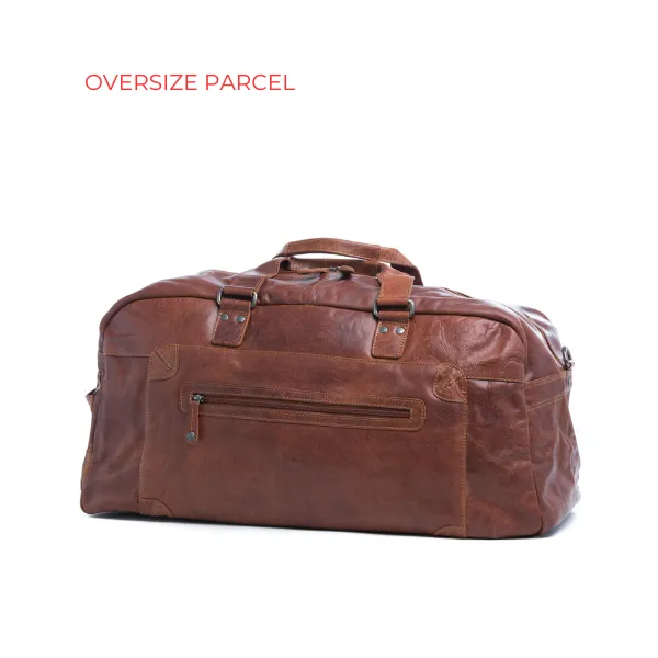 Oran Leather - Travel Bag - Brown | Brandy