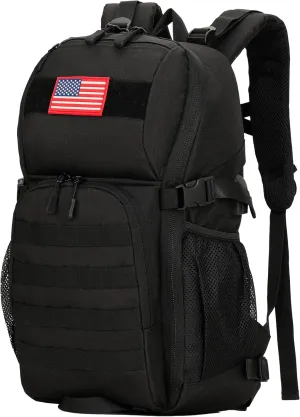 outdoor plus Camo Backpack,Military Boys Backpacks for School,Army Bookbag with USB Charging Port,30l/40L