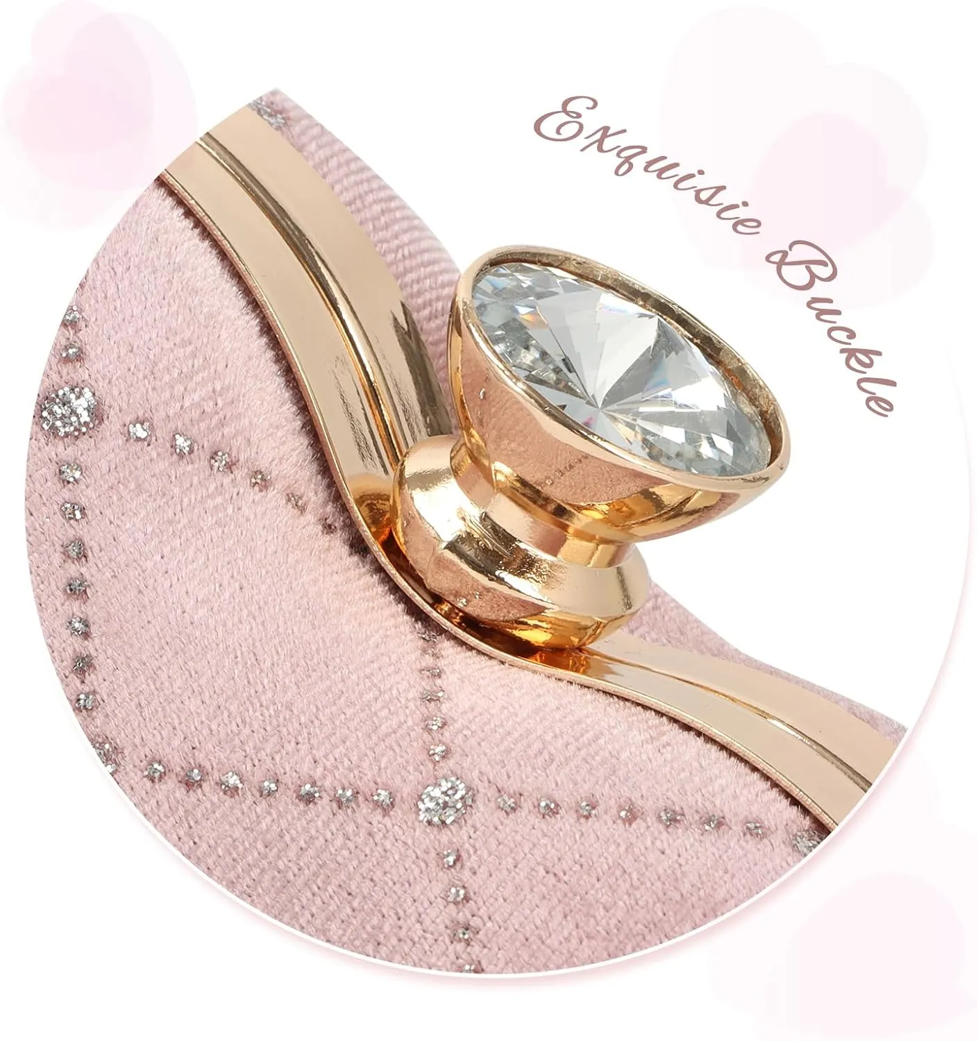 Oweisong Red Heart Shaped Purses for Women Black Velvet Clutch Bag Sparkling Rhinestone Evening Handbag for Wedding Party