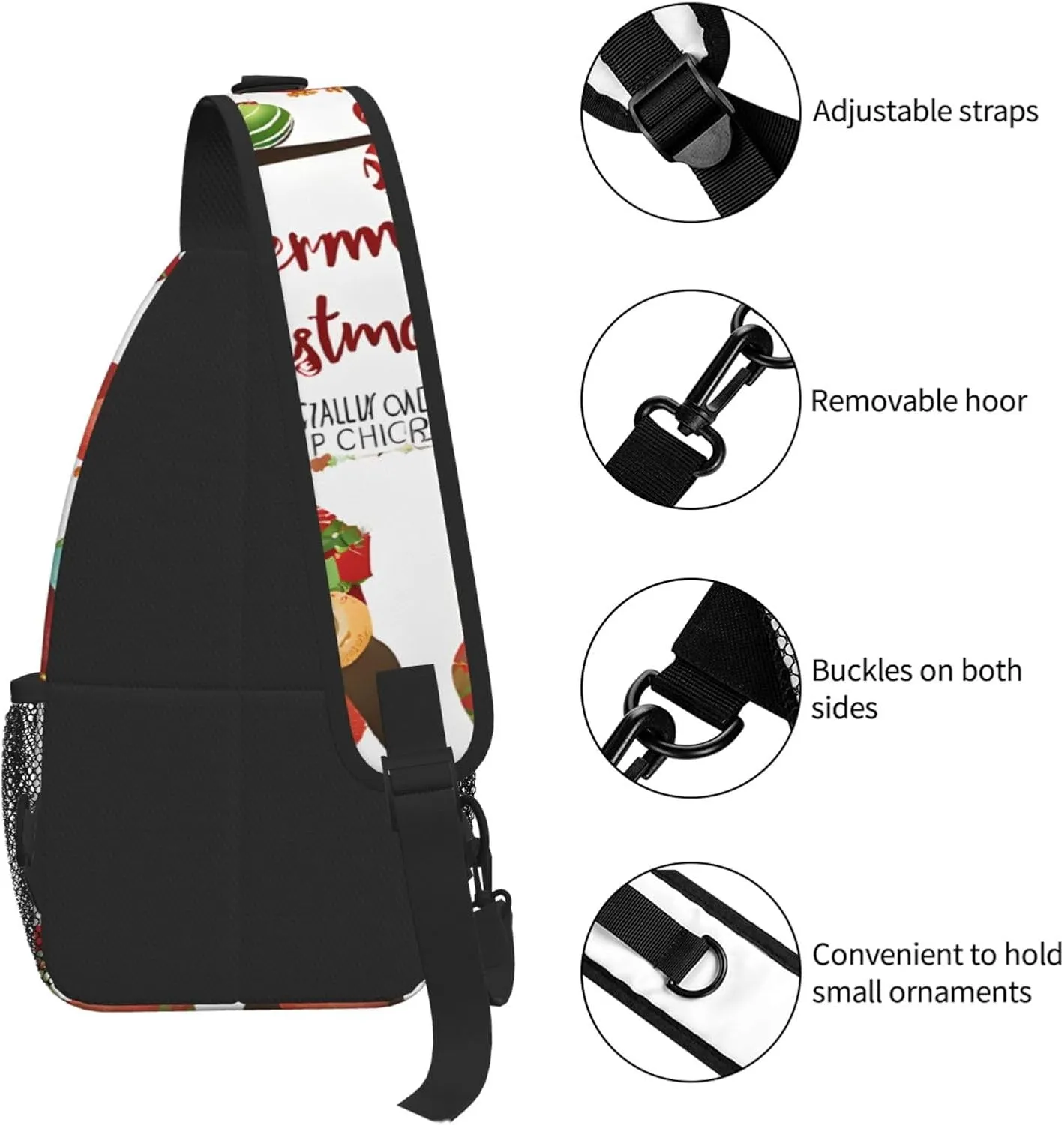Owls On Tree Branches Print Cross Chest Bag Diagonally For Short-Distance Travel And Daily Use