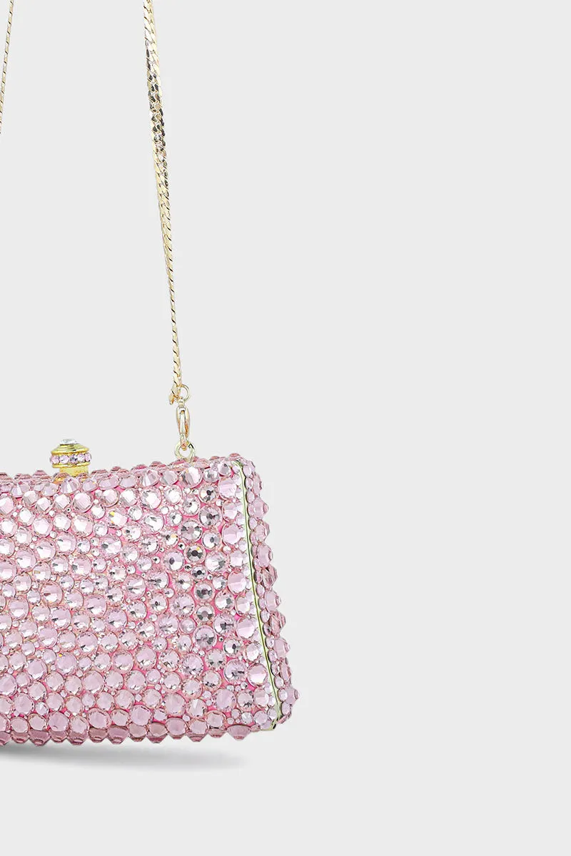 Party Wear Clutch BK4056-Pink