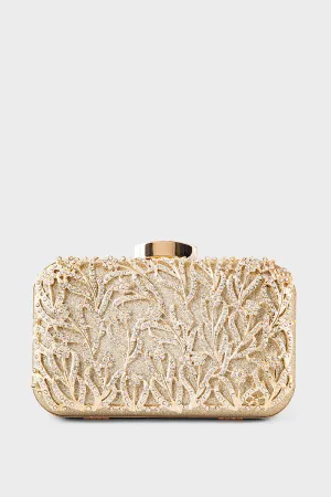 Party Wear Clutch BK4089-Golden