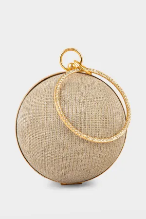 Party Wear Clutch BK4090-Golden
