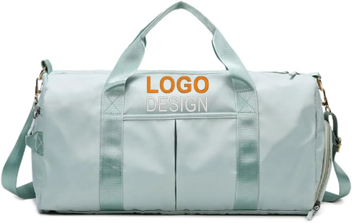 Personalized Duffel Bags,Weekender Bag, Overnight Bag, Travel Bag, Custom Logo/Name Bridesmaid Gift Bag, Bridal Shower Gifts