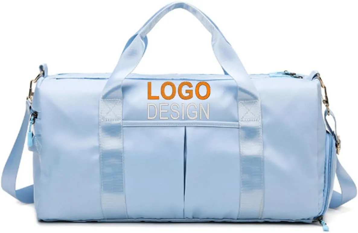 Personalized Duffel Bags,Weekender Bag, Overnight Bag, Travel Bag, Custom Logo/Name Bridesmaid Gift Bag, Bridal Shower Gifts