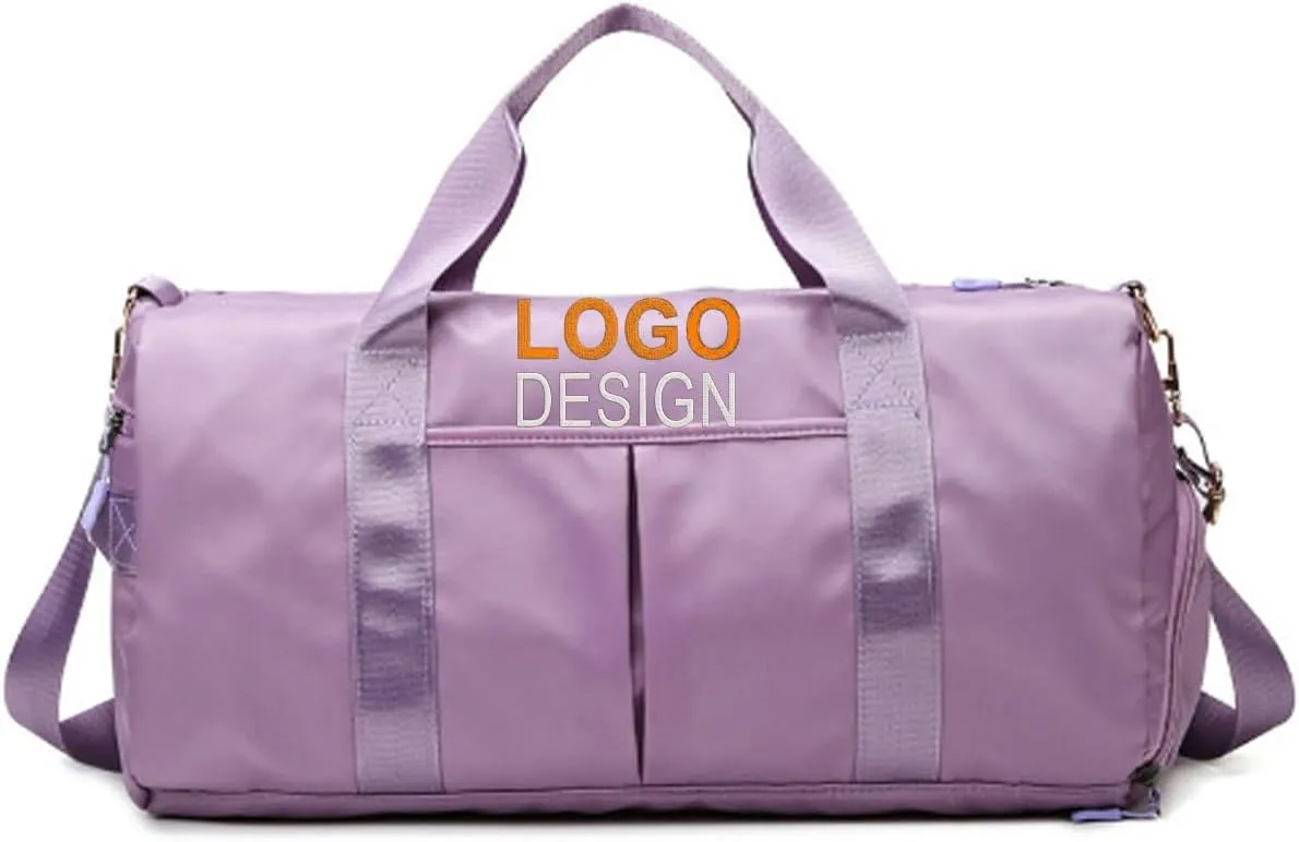 Personalized Duffel Bags,Weekender Bag, Overnight Bag, Travel Bag, Custom Logo/Name Bridesmaid Gift Bag, Bridal Shower Gifts