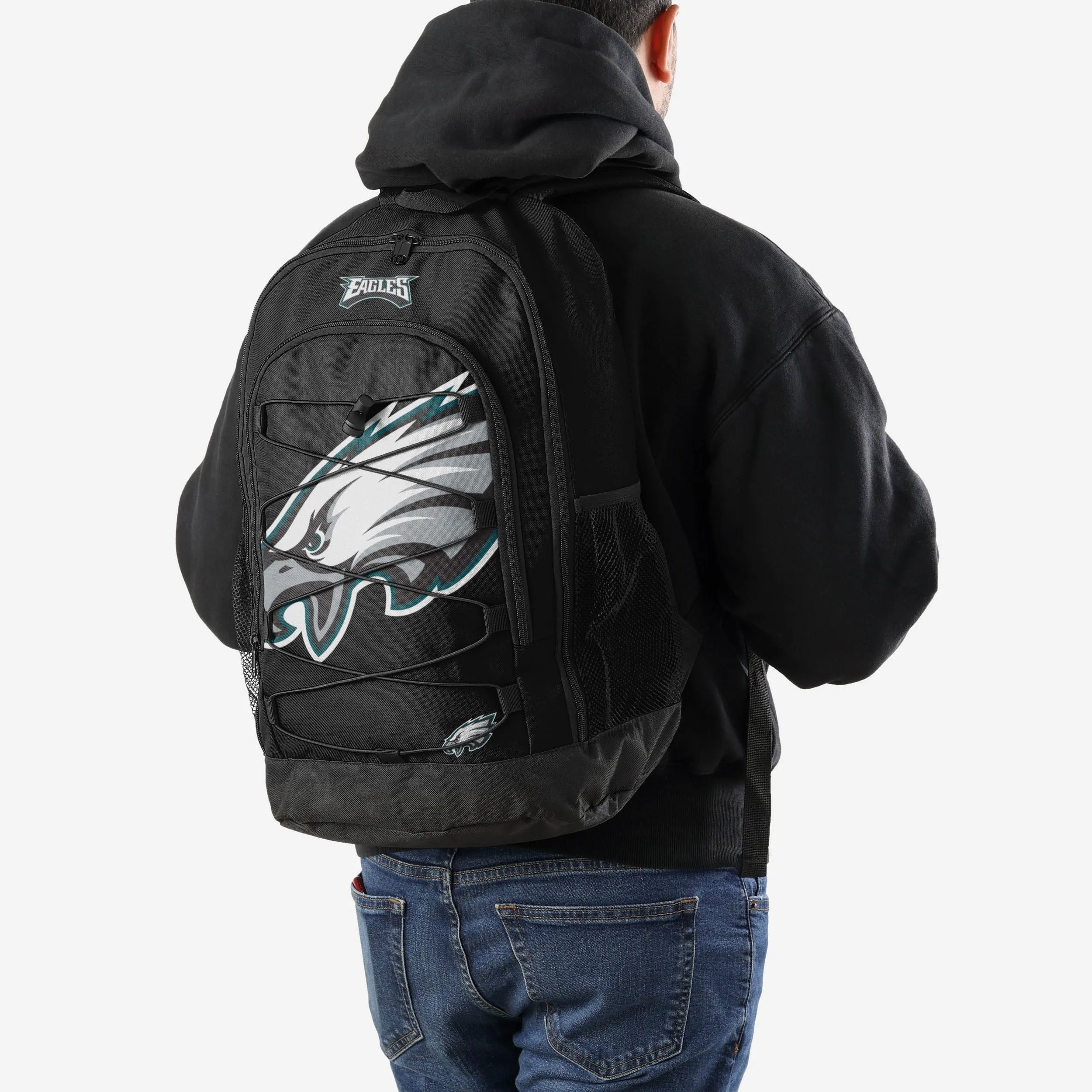 Philadelphia Eagles Big Logo Bungee Backpack
