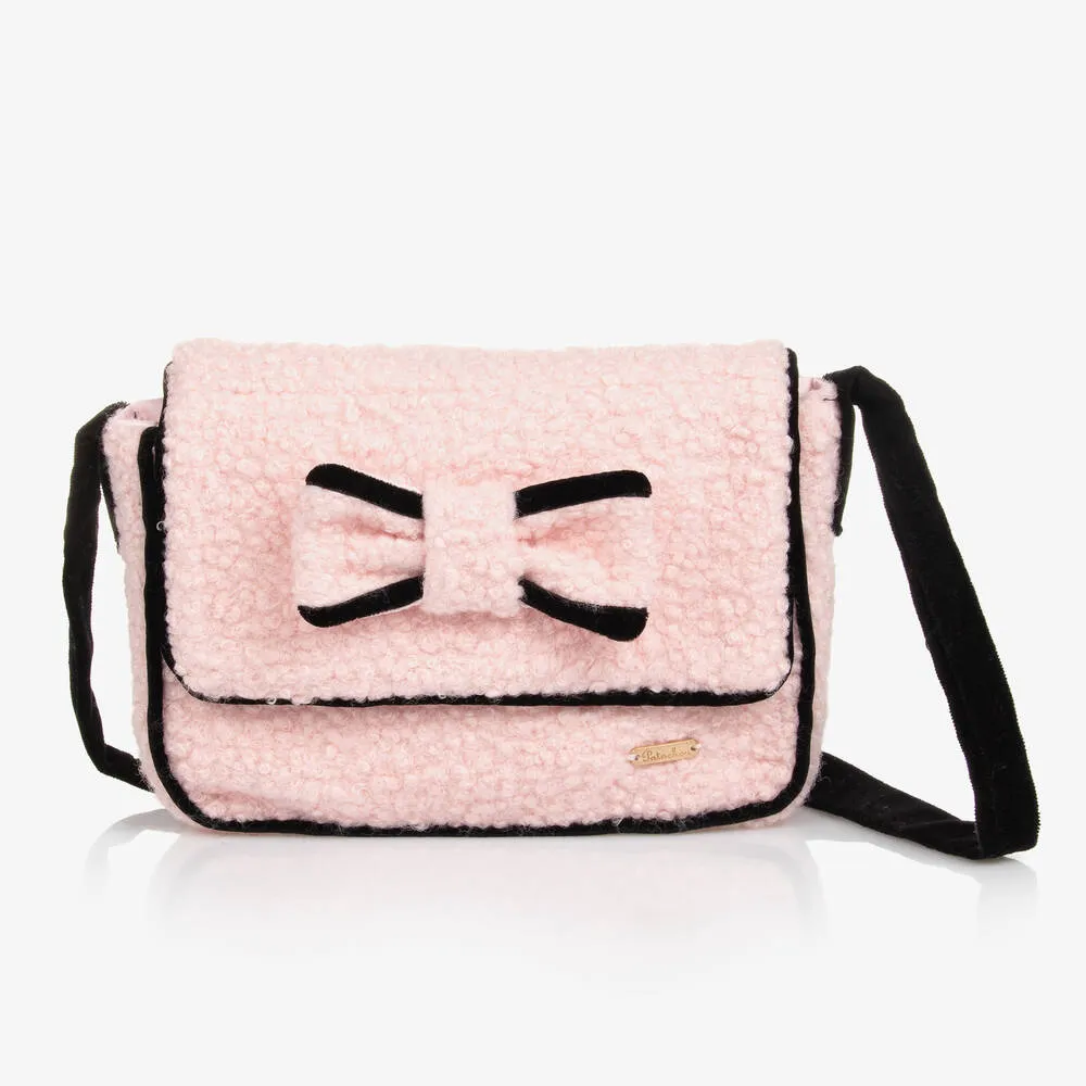 Pink Tweed Bag