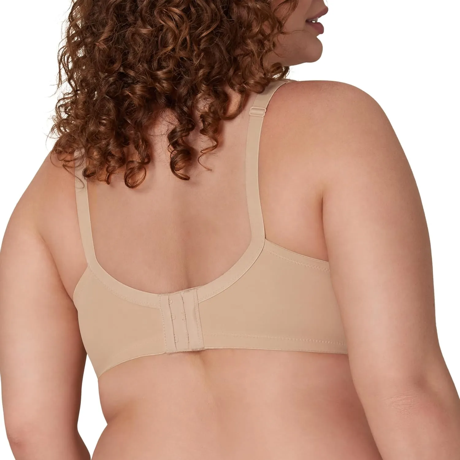 Playtex Women's Secrets Balconette Bra 4824, Full-Coverage Wireless T-Shirt Bra for Full Figures