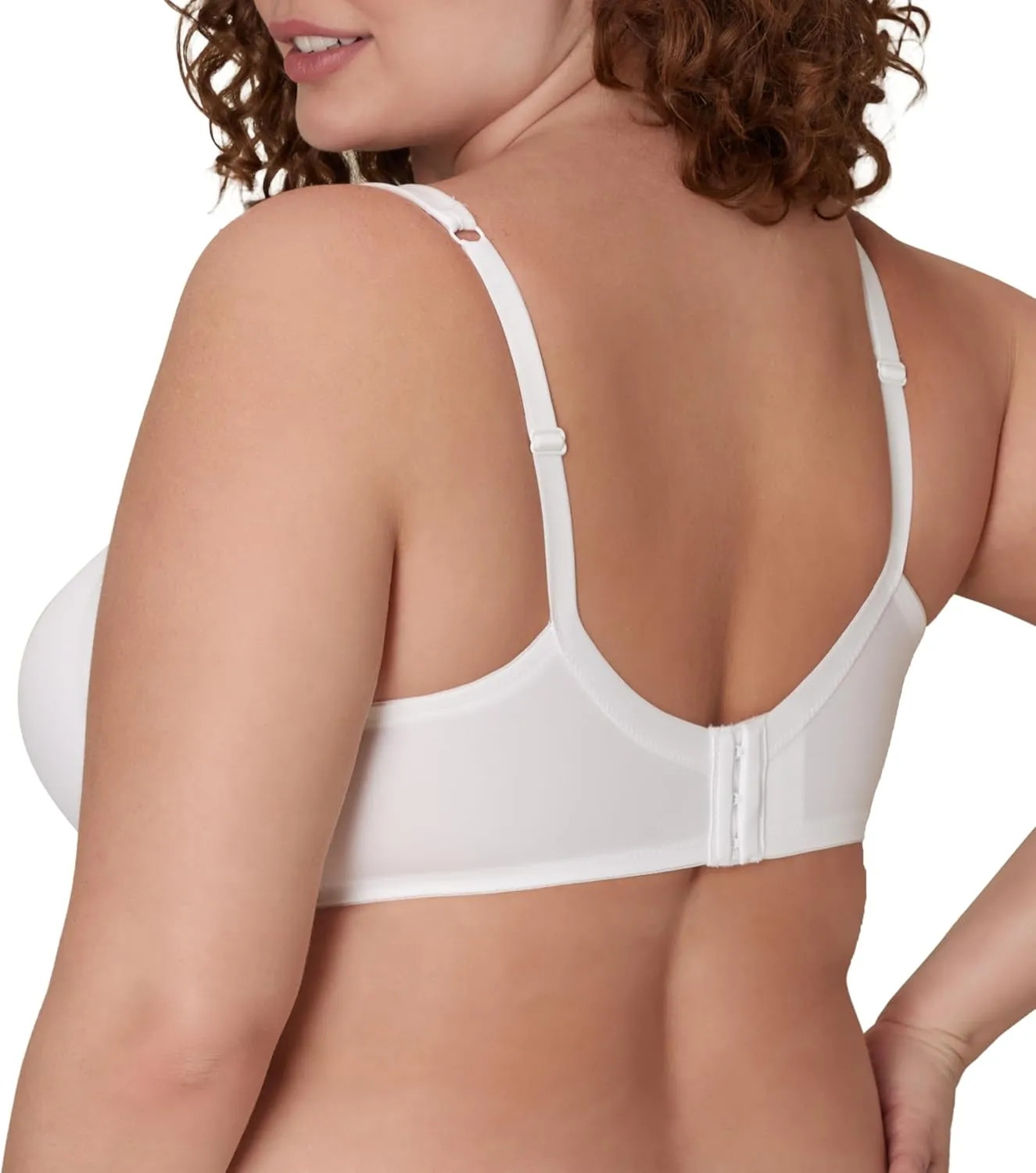 Playtex Women's Secrets Balconette Bra 4824, Full-Coverage Wireless T-Shirt Bra for Full Figures