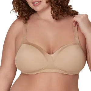 Playtex Women's Secrets Balconette Bra 4824, Full-Coverage Wireless T-Shirt Bra for Full Figures