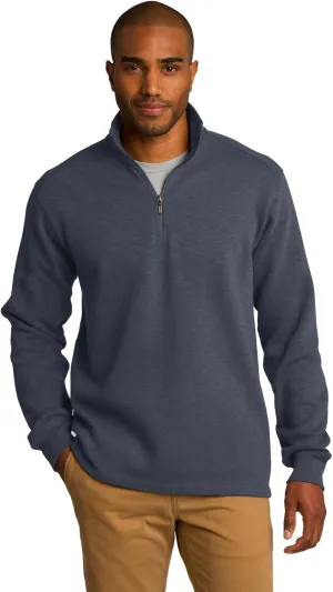 Port Authority Slub Fleece 1/4-Zip Pullover