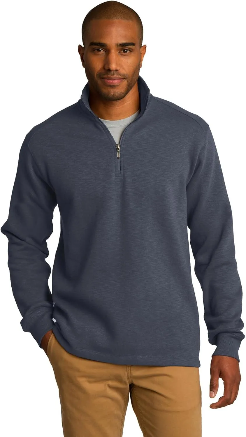 Port Authority Slub Fleece 1/4-Zip Pullover