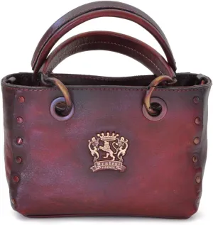 Pratesi Leather, Leather Bag for Women Bagnone in cow leather - Bruce Chianti