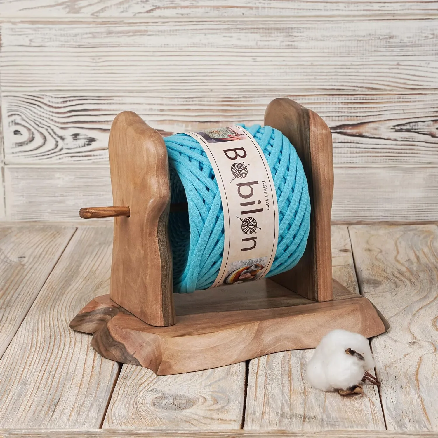 Primary T-Shirt Yarn for Crocheting, Knitting Yarn Fabric Cloth, T-Shirt Yarn 110 Yards for Macrame, Hand DIY Bag Basket Cushion Projects 5-7 mm Arctic
