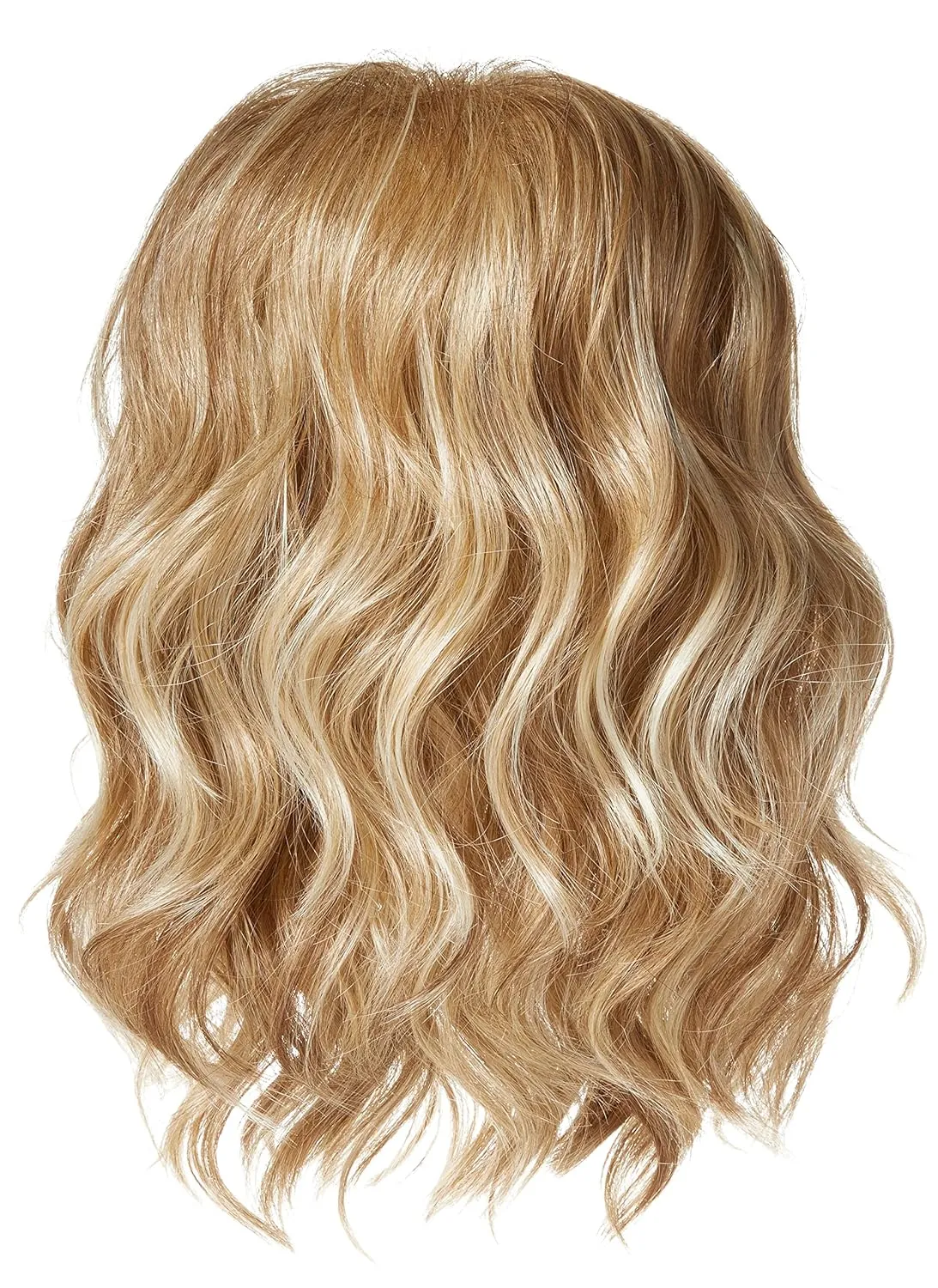 Raquel Welch Editor's Pick Layered Shoulder Length Bob Wig by Hairuwear, Large Cap Size, RL16/88 Pale Golden Honey