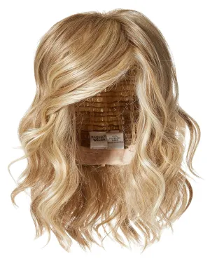 Raquel Welch Editor's Pick Layered Shoulder Length Bob Wig by Hairuwear, Large Cap Size, RL16/88 Pale Golden Honey