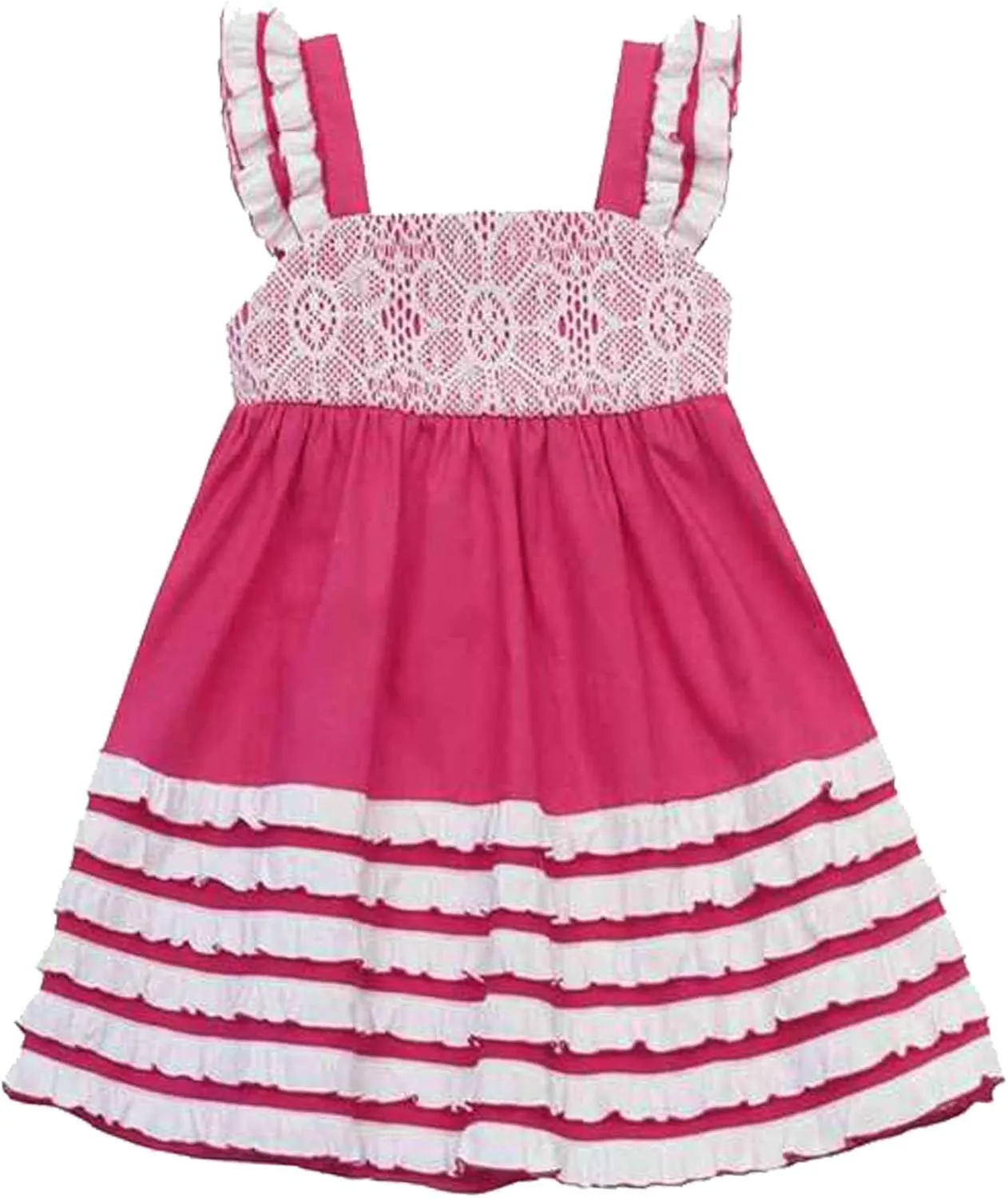 Rare Editions Baby-Toddler-Little Girls Sleeveless Woven Dress