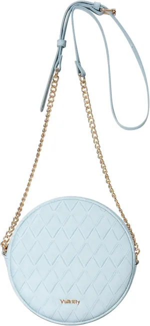 Round Crossbody Bag for Women PU Leather Circle Tassel Purse with Adjustable Strap Small Shoulder Handbags