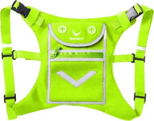 Running Mini Backpack Vest for Men & Women - Hi-viz gear, Holds Valuables, any Phone - Ideal for Fitness, Walking, Cycling!
