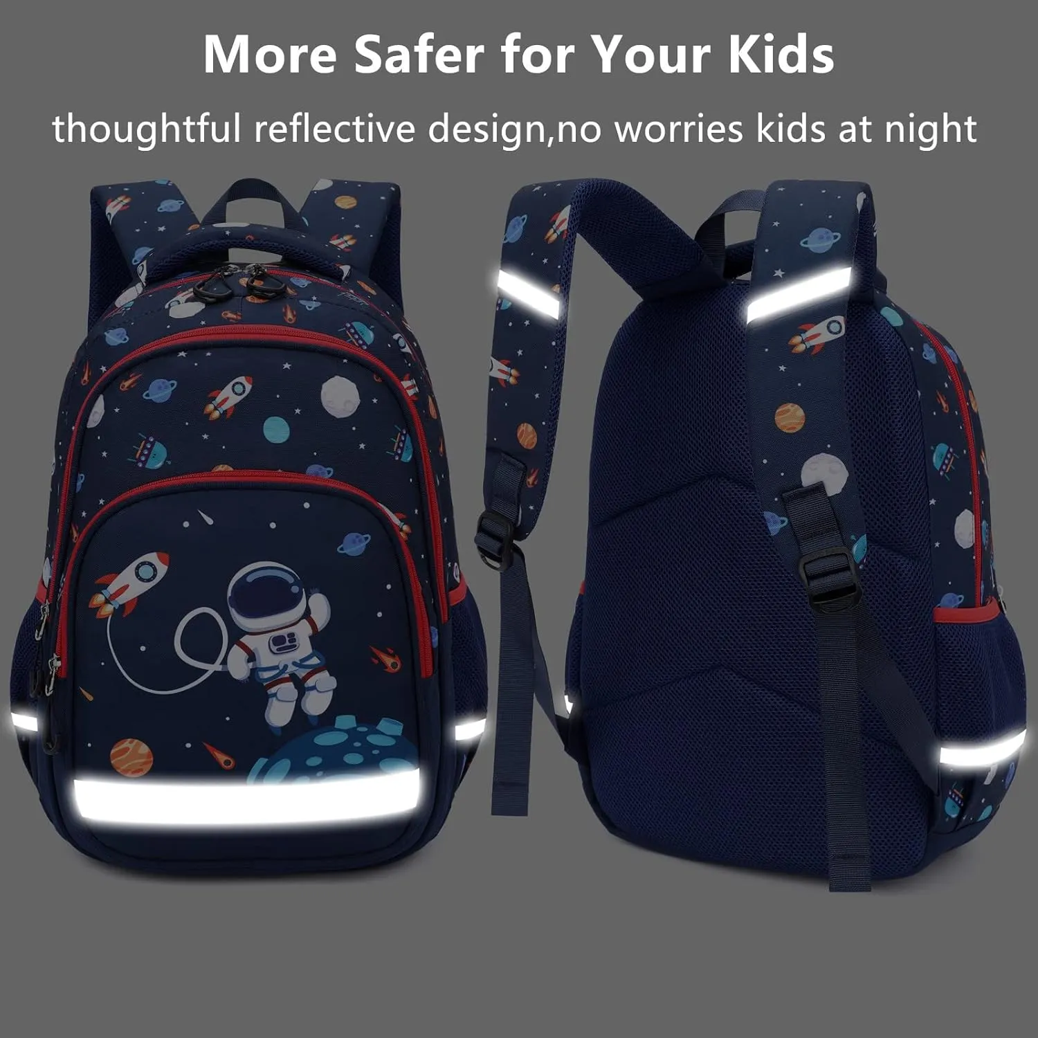 School Backpack Kids Set Middle Elementary Preschool with Lunch Bag & Pencil Case Bookbags for Boys Girls