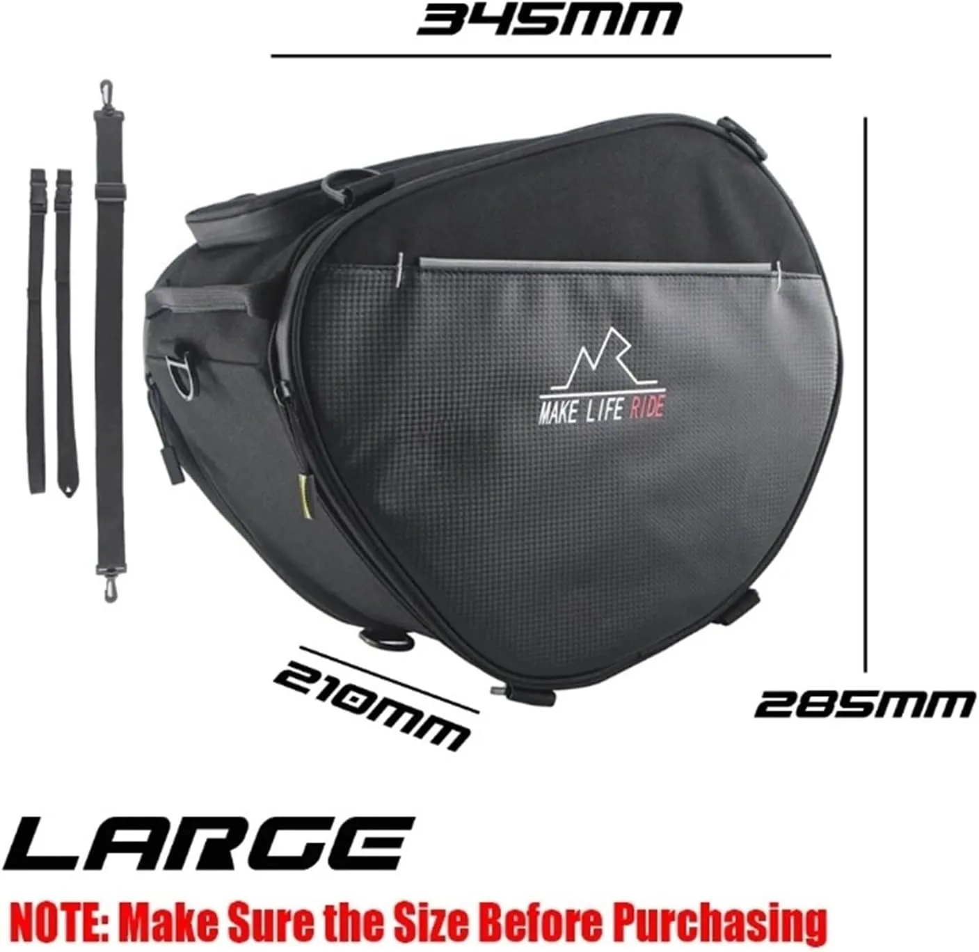 Scooter Tank Bag Compatible With BMW C650GT C400GT C400X Compatible With Yamaha NMAX-160 For SYM 600 Motorcycle Helmet Luggage Storage Shoulder Toolbag(Large)