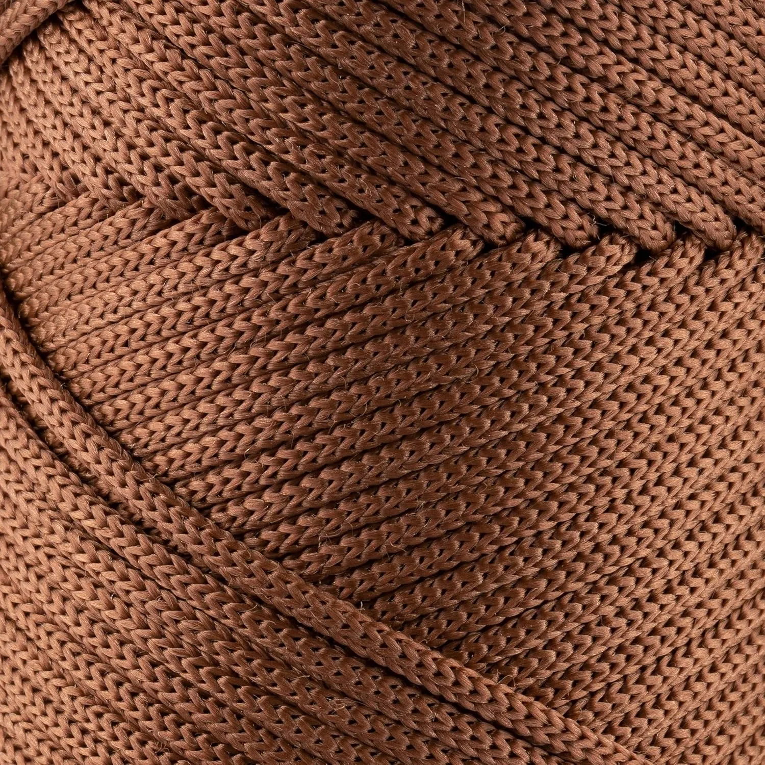 Sensy Premium 3mm 131 Yards Polyester Rope 100% Polypropylene Cord Macrame Cord 3mm Crochet Bag Cord Macrame Rope Crochet Thread Gift for Knitter (Copper)