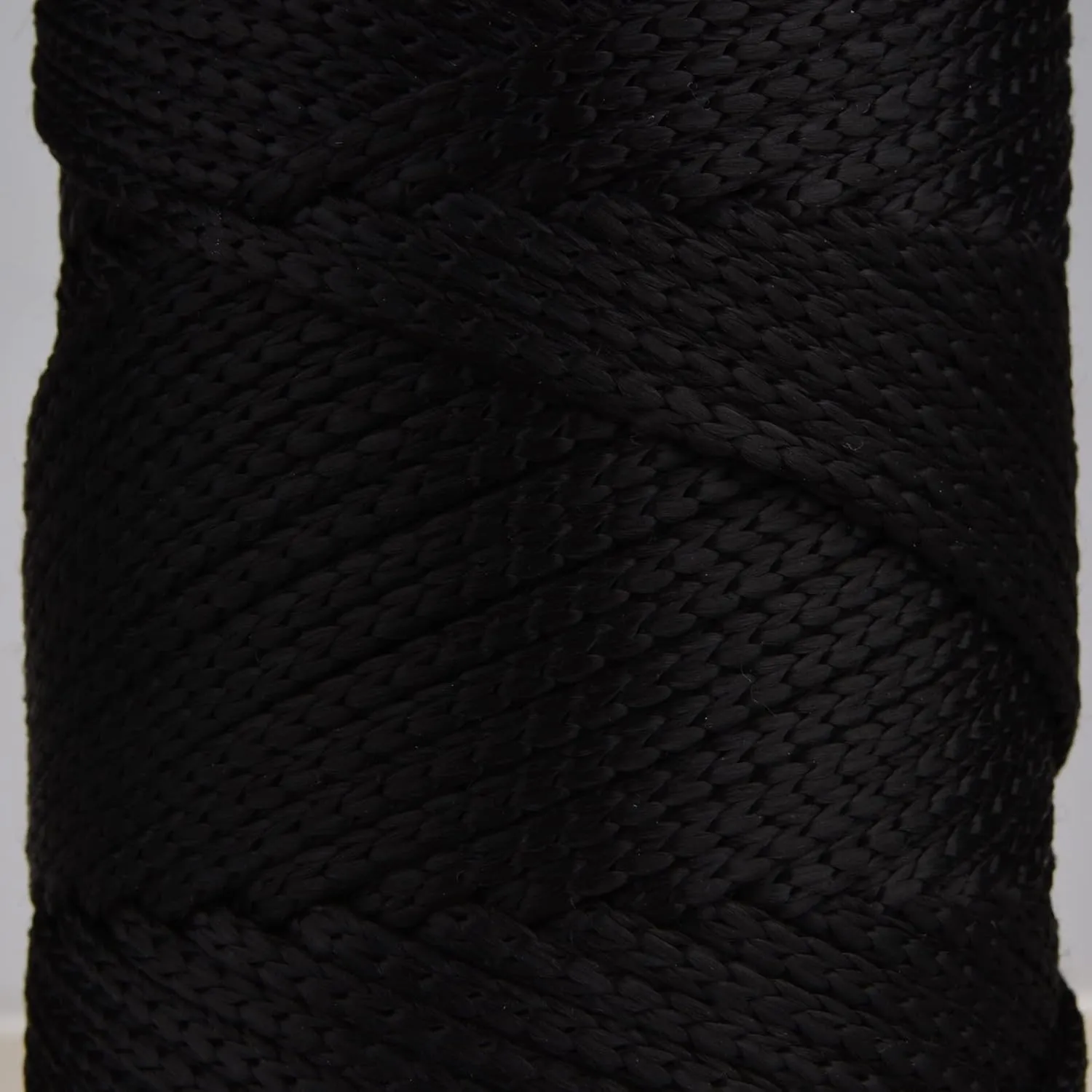 Sensy Premium 5mm 104 Yards Polyester Rope 100% Polypropylene Cord Macrame Cord 5mm Crochet Bag Cord Macrame Rope Crochet Thread Gift for Knitter (Black)