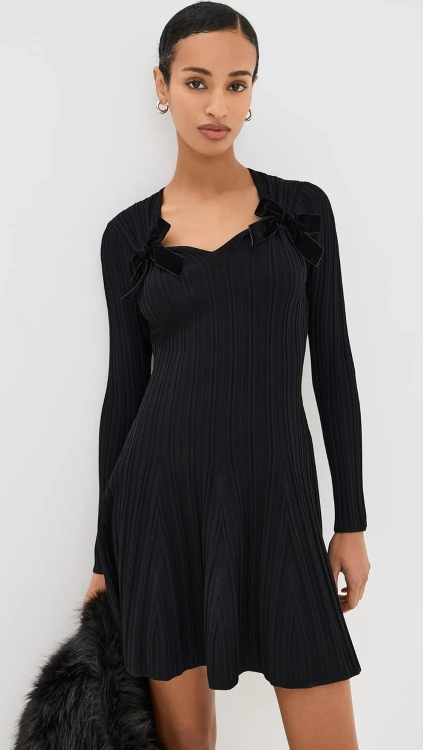 Shoshanna Women's Bow Knit Paris Dress