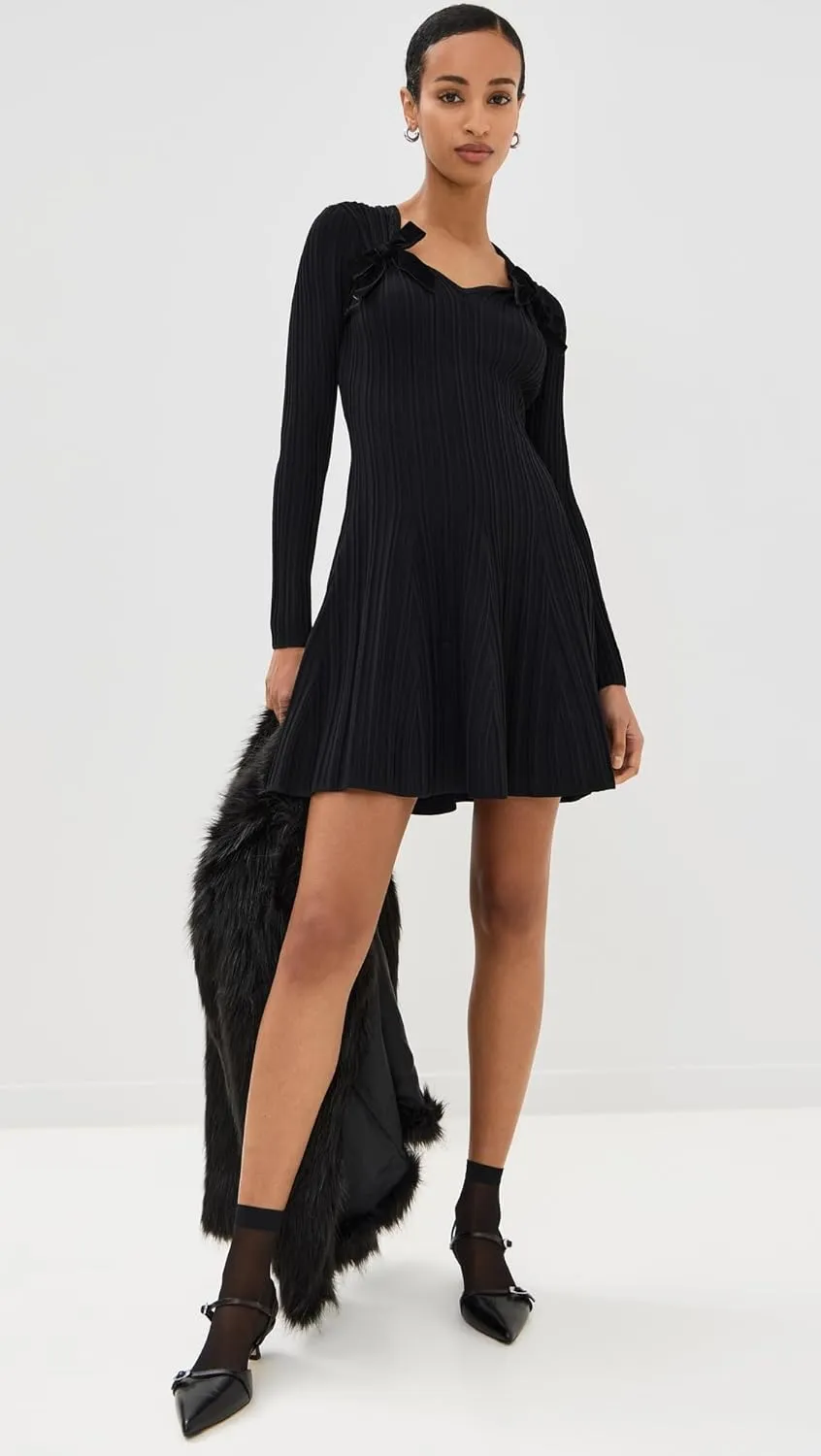 Shoshanna Women's Bow Knit Paris Dress