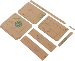 Shoulder Bag Acrylic, Template Pattern High Strength Stencil Leather Patterns & Templates Transparent Kit for Handcraft Making Hand Sewing Crafting Accessories