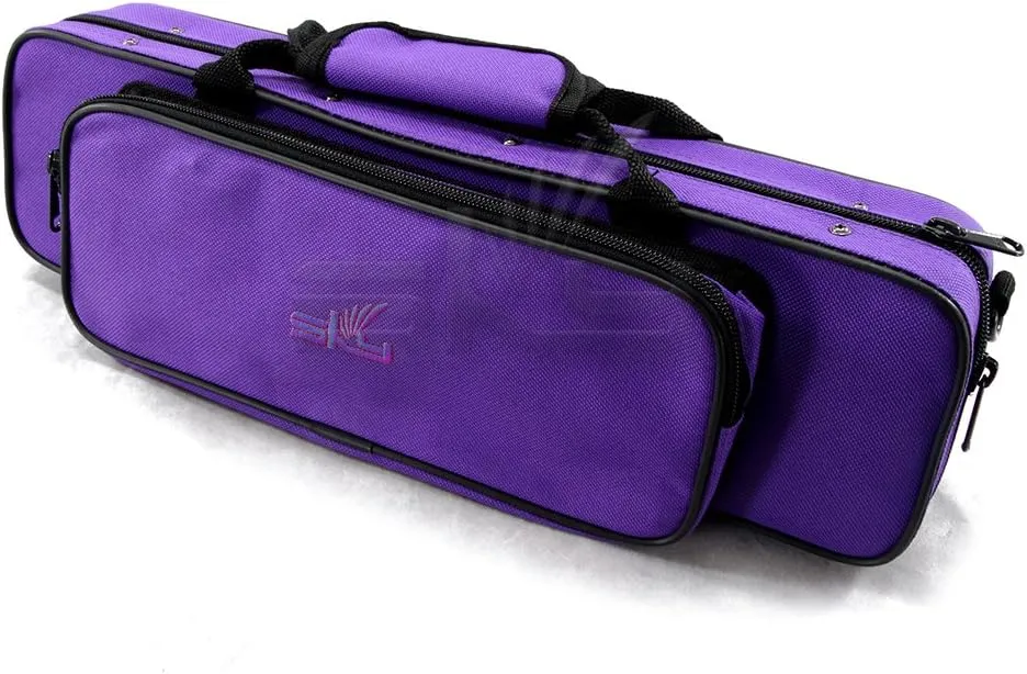 Sky High Quality C Foot Flute with Exterior Pocket & Shoulder Strap
