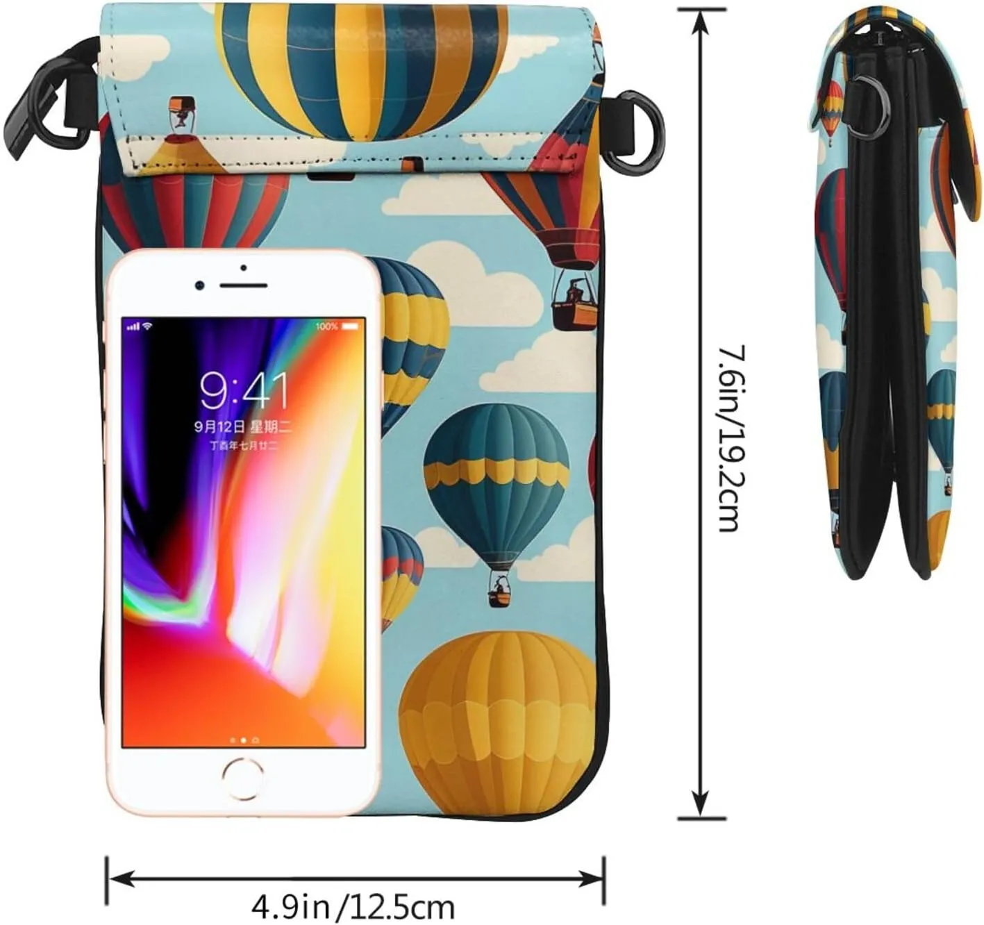 Small Crossbody Bags for Women,Leather Shoulder Bag for Cell Phone Purse with Strap and Lover Dog Paw Printed