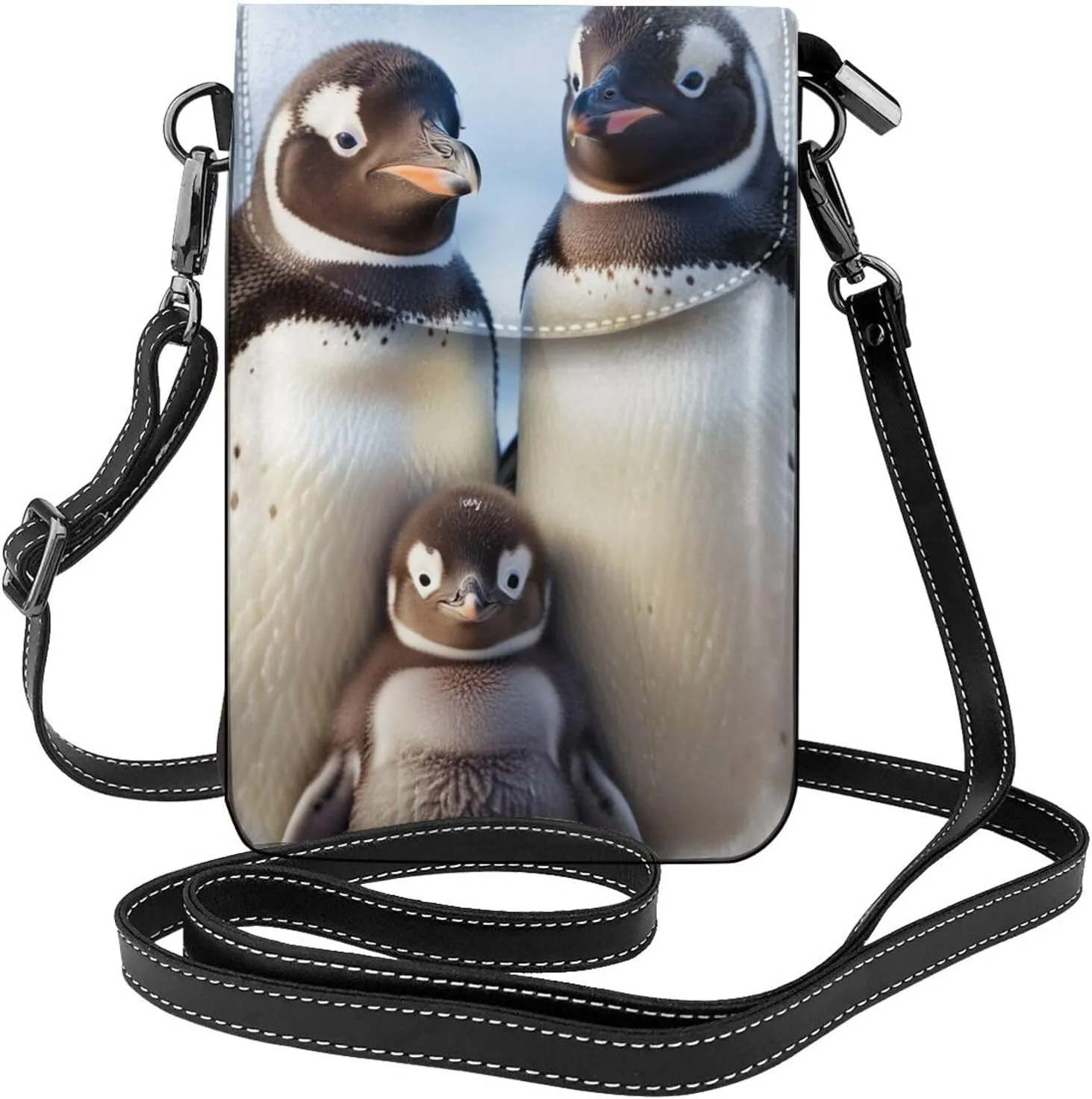 Small Crossbody Bags for Women,Leather Shoulder Bag for Cell Phone Purse with Strap and ovely Pet Dog Beagle Printed