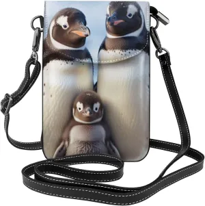 Small Crossbody Bags for Women,Leather Shoulder Bag for Cell Phone Purse with Strap and ovely Pet Dog Beagle Printed