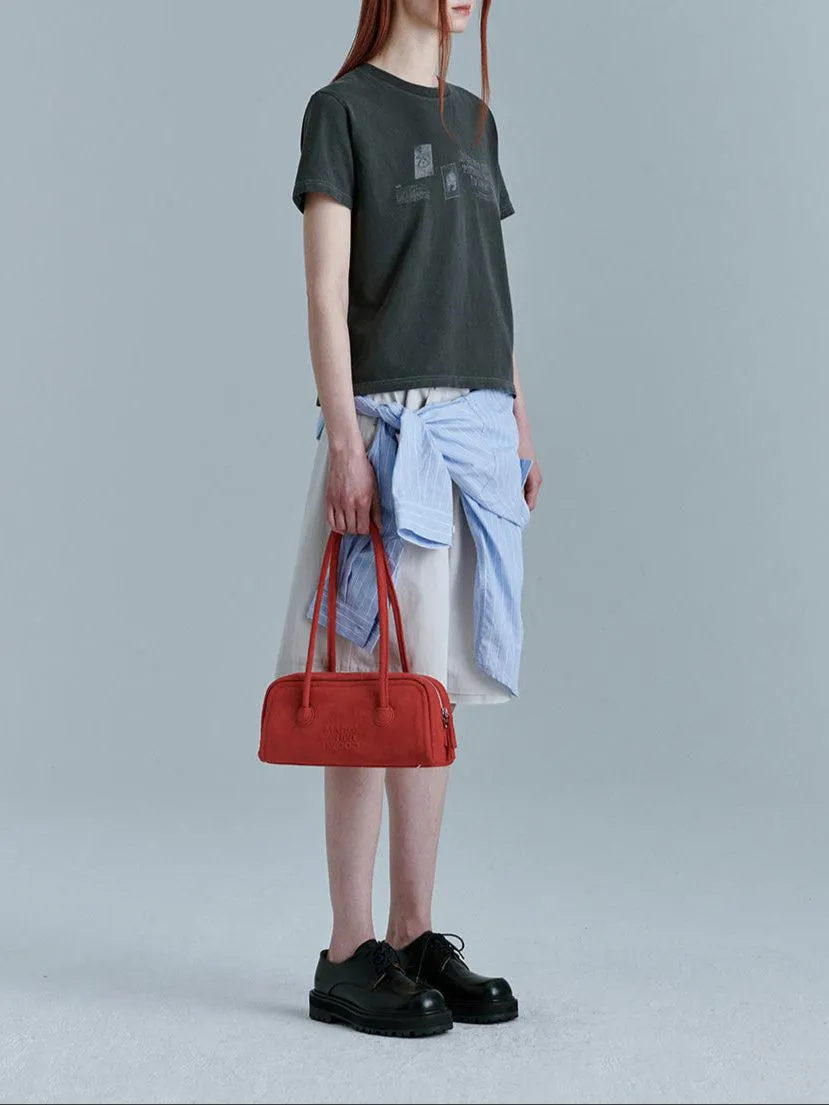 Soft Baguette red suede