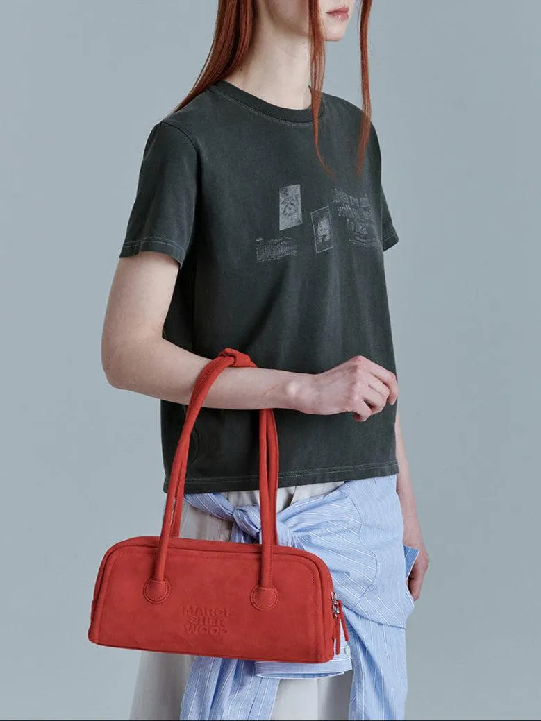 Soft Baguette red suede
