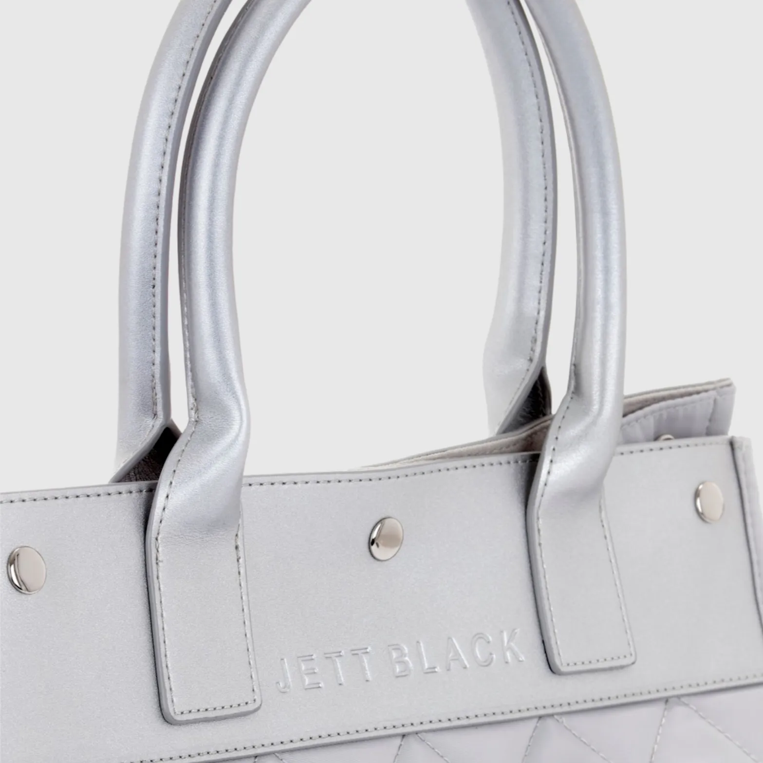 Soho Metallic Medium Quilted Tote Bag
