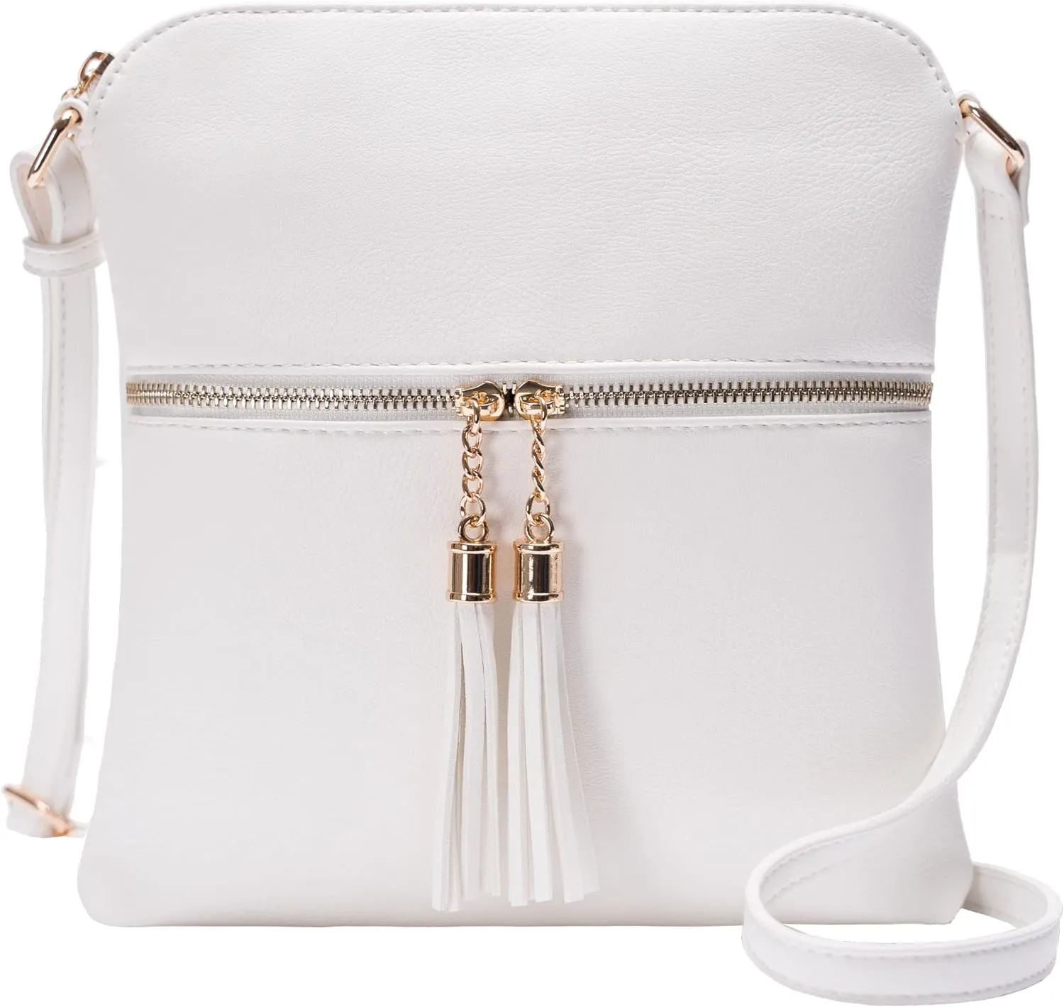 Solene Womens Lightweight Medium Crossbody Purse with Tassel, Perfect Size Crossbody Bags for Daily Use, travel