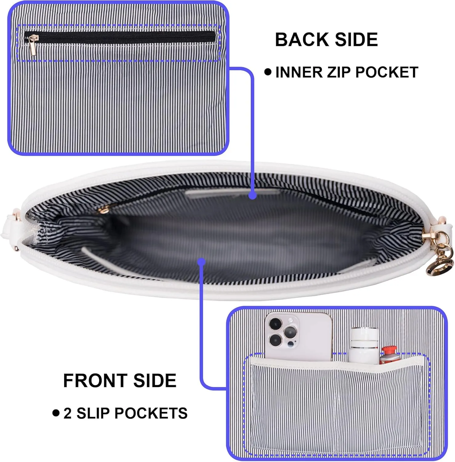 Solene Womens Lightweight Medium Crossbody Purse with Tassel, Perfect Size Crossbody Bags for Daily Use, travel